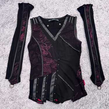 00s darkcore 希少 ozz croce 十字架クロスツギハギ風キャミ 00s darkcore 希少 ozz croce 十字架クロスツギハギ風キャミ Ozz