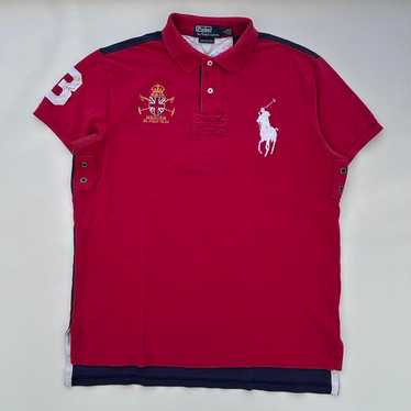 【イギリス国旗】ラルフローレン　ポロシャツ　mercer polo team ラルフローレン MMIX MERCER RL POLO TEAM ポロシャツ M - メルカリ
