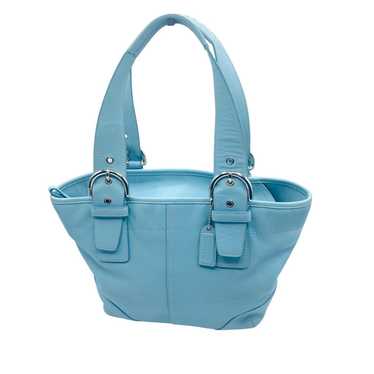 バッグ COACH Soho leather shoulder Bag Blue Coach Soho Shoulder Bag 25, LH/Light Blue: Handbags: Amazon.com