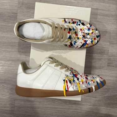 Maison Margiela レザー スニーカー　カーキ　42 Maison Margiela レザー スニーカー カーキ 42