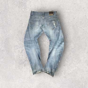 パンツ G-STAR RAW ARC VINTAGE LOOSE TAPERED G-STAR RAW Arc 3D Loose Tapered Braces COJ Khaki Chino Pant