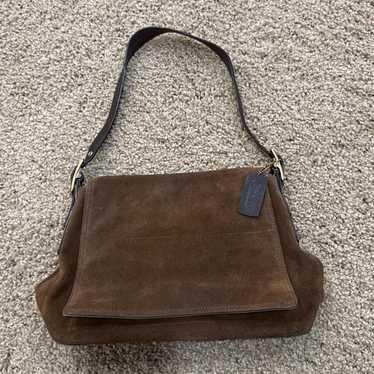 未使用保管品 vintage coach old スウェード suede Vintage coach brown suede - Gem