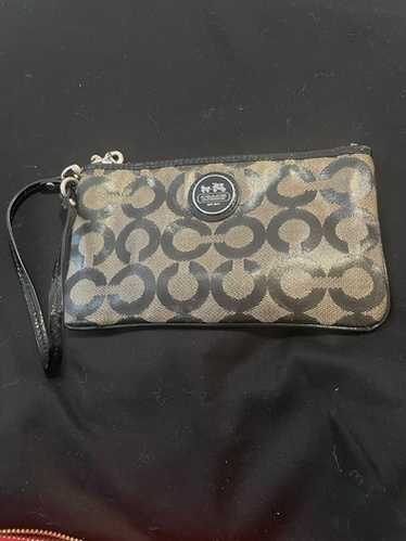 Vintage Coach Change Purse Black がま口 Coach | Bags | Vintage Coach Black Leather Mini Station Bag