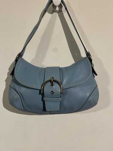 ビンテージ　COACH SOHO マイクロシグネチャー ハンドバッグ ビンテージ COACH SOHO マイクロシグネチャー ハンドバッグ