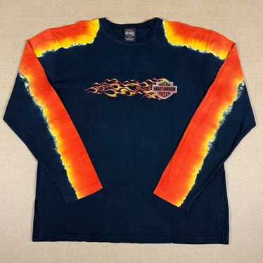 90s) harley davidson flame - Gem