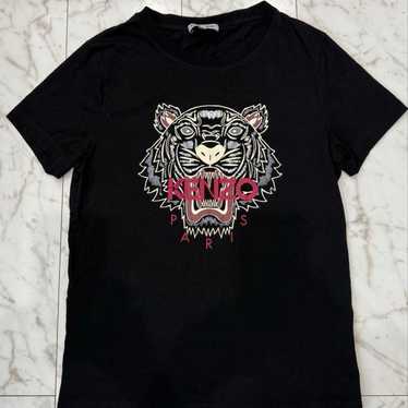 KENZO トラ グラフィック Tシャツ XS ブラック Kenzo black tiger t - Gem