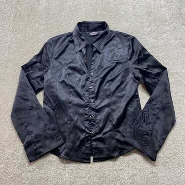 SUBLATIONS RUSIY SATIN WESTERN SHIRT RUSTY SATIN WESTERN