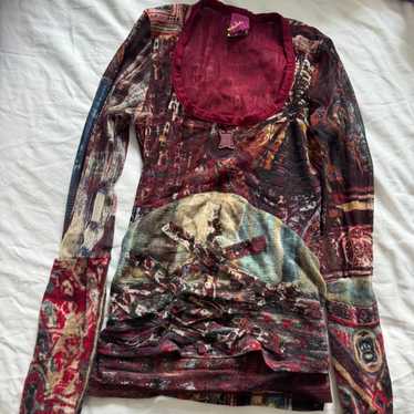 トップス SAVE THE QUEEN/Power Net Ribbon Top Top SAVE THE QUEEN Multicolour size XL International in