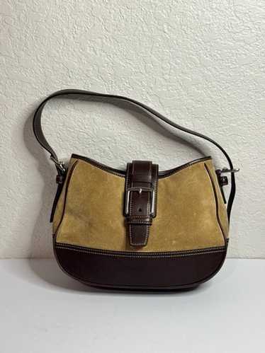 vintage Coach hampton suede hobo suede★ Vintage Coach Hamptons Suede Demi Handbag Purse | eBay