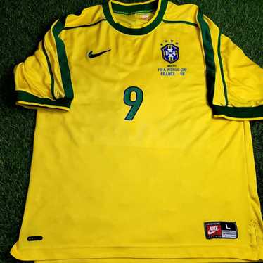 ブラジル代表 1998 #9 ロナウド 長袖 ユニフォーム ブラジル代表 1998 #9 ロナウド 長袖 ユニフォーム ブラジル代表