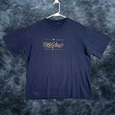 90s Mossimo Tシャツ ネイビー フェード L POST JUNK / 90's MOSSIMO USA製 Tシャツ [L]