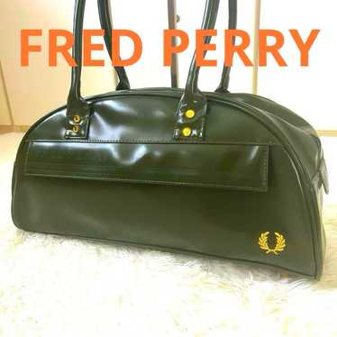 バッグ FRED PERRY 90s PU Leather Boston Bag Fred Perry 90s