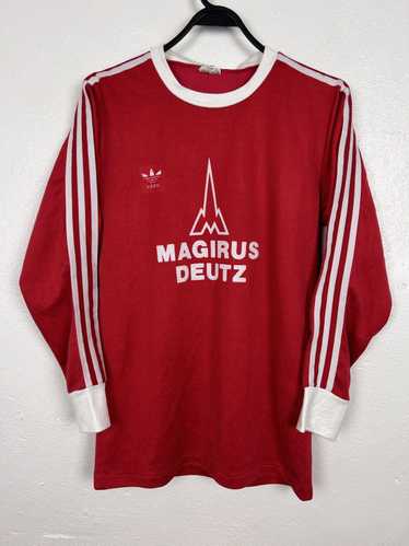 70s adidas erima サッカーシャツ 70s 西ドイツ製 adidas erima 長袖ゲームシャツ サッカーシャツ