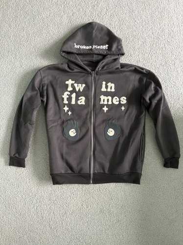Broken planet zip up - Gem