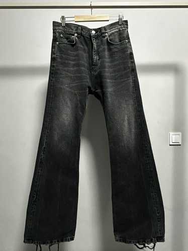 balenciaga lost tape flared denim - Gem