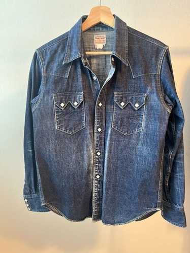 K　　　　　　　　　　　　　　　　　　【Ｖｉｎｔａｇｅ】Joe McCOY Vintage Joe Mccoy's Selvedge Jeans Dirty Faded Blue