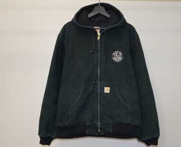 ジャケット・アウター Carhartt 90s Faded Black Active Jacket Carhartt 90s vintage active - Gem