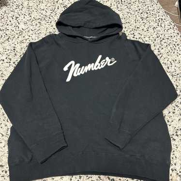 05aw NUMBER (N)INE FENDER パーカー NUMBER (N)INE - NUMBER(N)INE ナンバーナイン Fender ロゴ