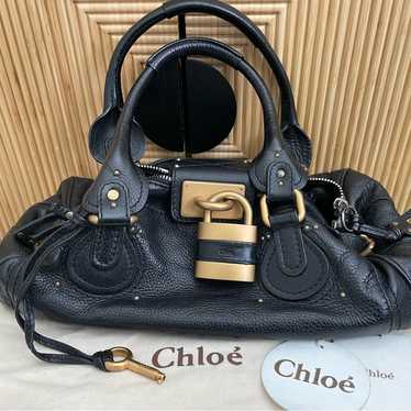 バッグ Chloe Paddington Leather Hand Bag black Chloe paddington black - Gem