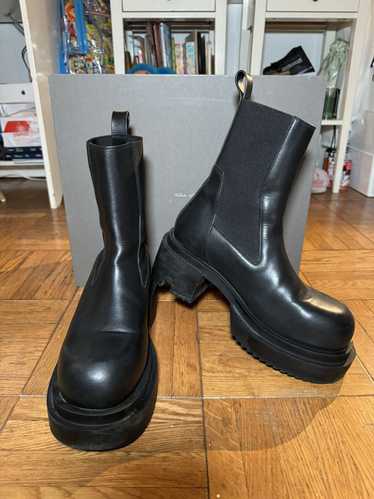 靴 RickOwens Beatle Bogun Leather Boots 44 Rick Owens Gray Beatle Bogun Boots Rick Owens