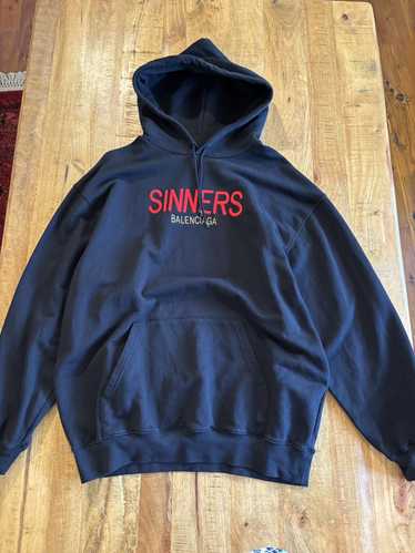 BALENCIAGA Sinners フーディ ブラック Balenciaga balenciaga sinners - Gem
