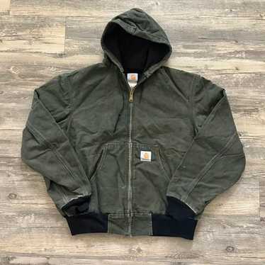 00s Carhartt J03 Active Jacket USA製 Vintage Carhartt Hooded Active Jacket “Navy” J03 NVY Men's
