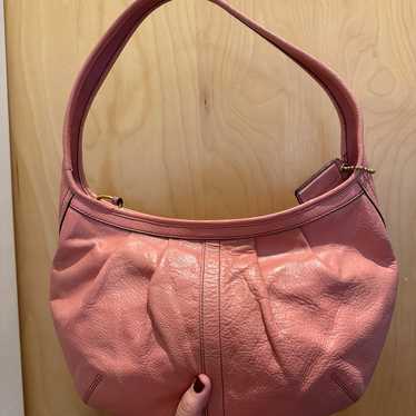 バッグ COACH Pink signature Soft Clip Hobo Bag s-l400.jpg