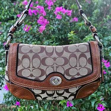 バッグ Coach Signature Flap Hobo Shoulder Bag Coach signature flap shoulder - Gem