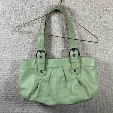 バッグ Coach Signature Soho Bag Light Green $225 free shipping SOLD Green Coach Y2K Signature Soho