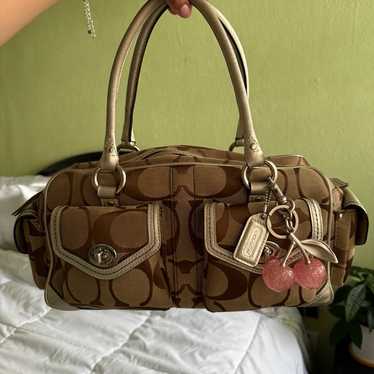 Coach gallery pocket satchel - Gem