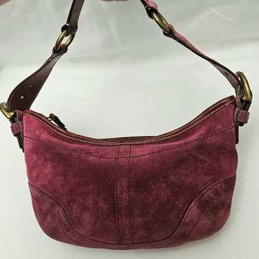 Vintage suede hobo coach - Gem