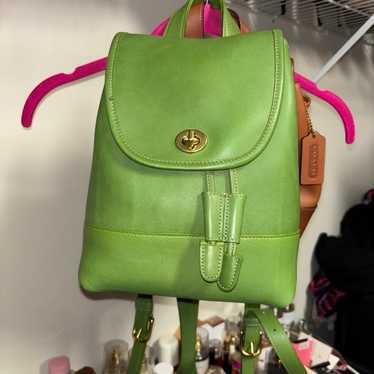 Vintage coach leather green - Gem