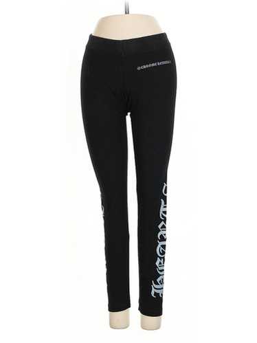 Chrome Hearts Leggings Logo×Black Msize Chrome Hearts Black Horseshoe Logo Stretch Leggings - SRM