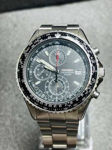 SEIKO CHRONOGRAPH 100M 腕時計 Amazon.co.jp: SEIKO Chronograph 100m防水 ナイロンベルト