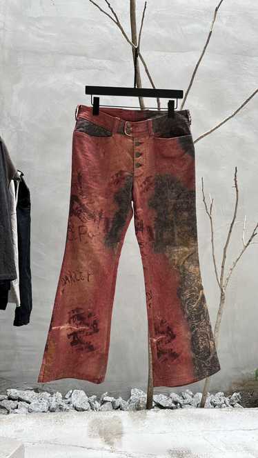 スーツ tornado mart leopard Flared Pants Blazer TORNADO MART:LEOPARD FLARED DENIM – :ANOMALIE_