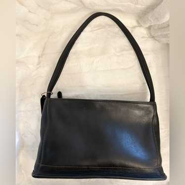 バッグ Vintage Coach Bleaker Black shoulder bag Authentic Vintage Coach Bleeker 11415 Smooth Black Leather