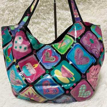 Emis Heart Tote Bag Blue - Gem