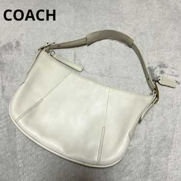 バッグ OLD COACH One Shoulder Half Moon Coach Half Moon One Shoulder Bag Handbag Authentic /Used++