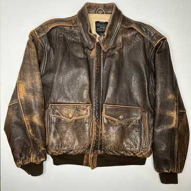 ジャケット・アウター vintage AVIREX G-2 leather flight jacket AVIREX(アヴィレックス) / G-2/フライトジャケット/80s/U.S.NAVY