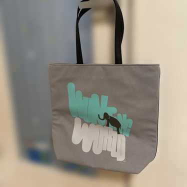 HUNTING WORLD TOTE BAG ✳︎MADE IN ITALY HUNTING WORLD Tote Bag Jasper Cotton Canvas Authentic USED