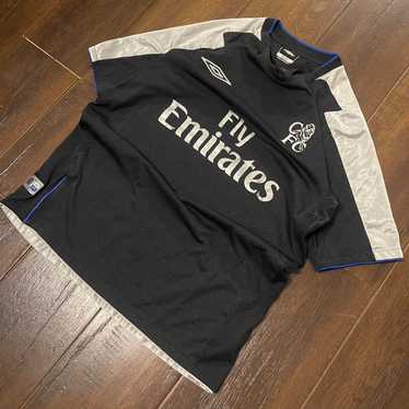 【00s Umbro】Chelsea tshirt soccer uniform CHELSEA 2004 2005 HOME FOOTBALL SHIRT SOCCER JERSEY UMBRO sz
