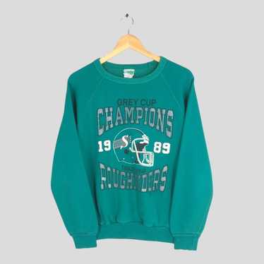 90s’VINTAGE SASKATCHEWAN ROUGHRIDERSマフラー Vintage 1990s 1980s Saskatchewan Roughriders Mesh CFL