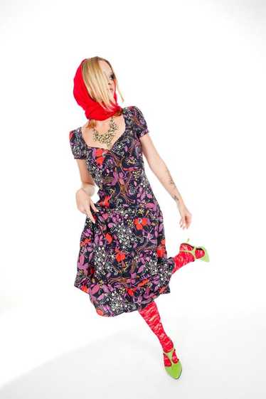 90Sベッツィージョンソン　ヴィンテージワンピ 90s Betsey Johnson 2pc Set | XS-S - Lucky Vintage