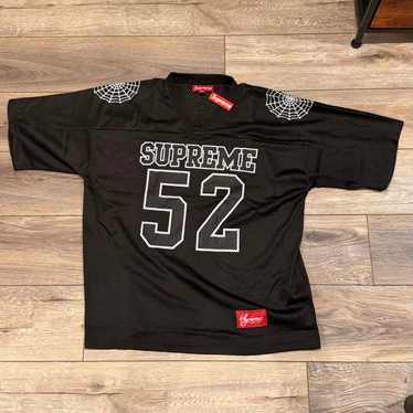 Supreme Spiderweb Football Jersey 黒 M Supreme Spiderweb Football Jersey 'Black' — Kick Game