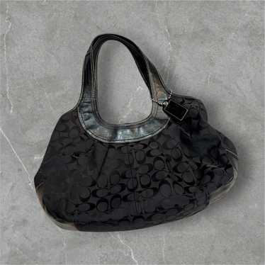 バッグ Old Coach Ergo Black hand bag COACH® | Vintage Ergo Zip Bag