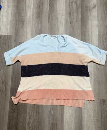 Davi & Dani Women’s Color Block Striped Short Sle… - image 1