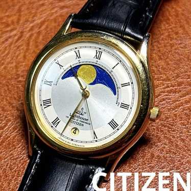 CITIZEN　Lighthouse　ムーンフェイズ　新品電池 ライトハウス ムーンフェイズ : 千一夜すもつくれん話
