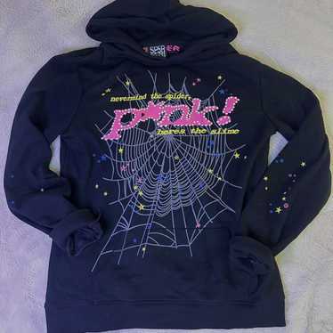 Sp5der worldwide p*nk hoodie - Gem