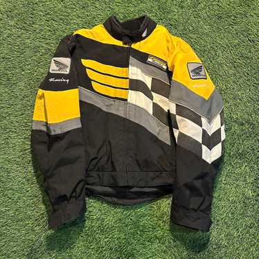 Honda RAGING TEAM80s復刻サテンクラシックライダースジャケット Honda rider collection racing - Gem