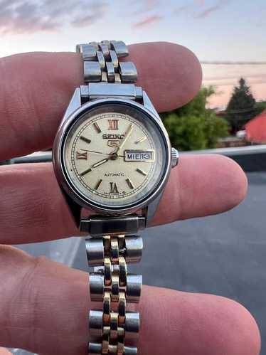 ビンテージ美品  SEIKO レディースウォッチ(菱形フェイス) SEIKO - ☆稼働品 70年代？ ビンテージ SEIKO 手巻き WGP